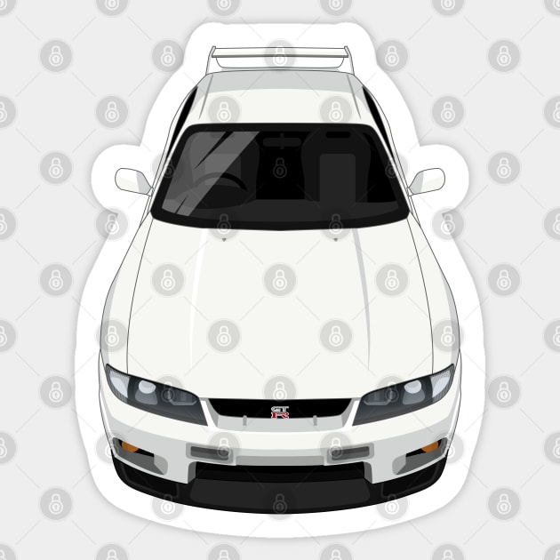 Skyline GTR V Spec R33 - White Sticker by jdmart